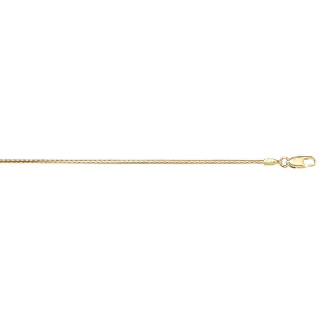 Round Snake Chain 1mm