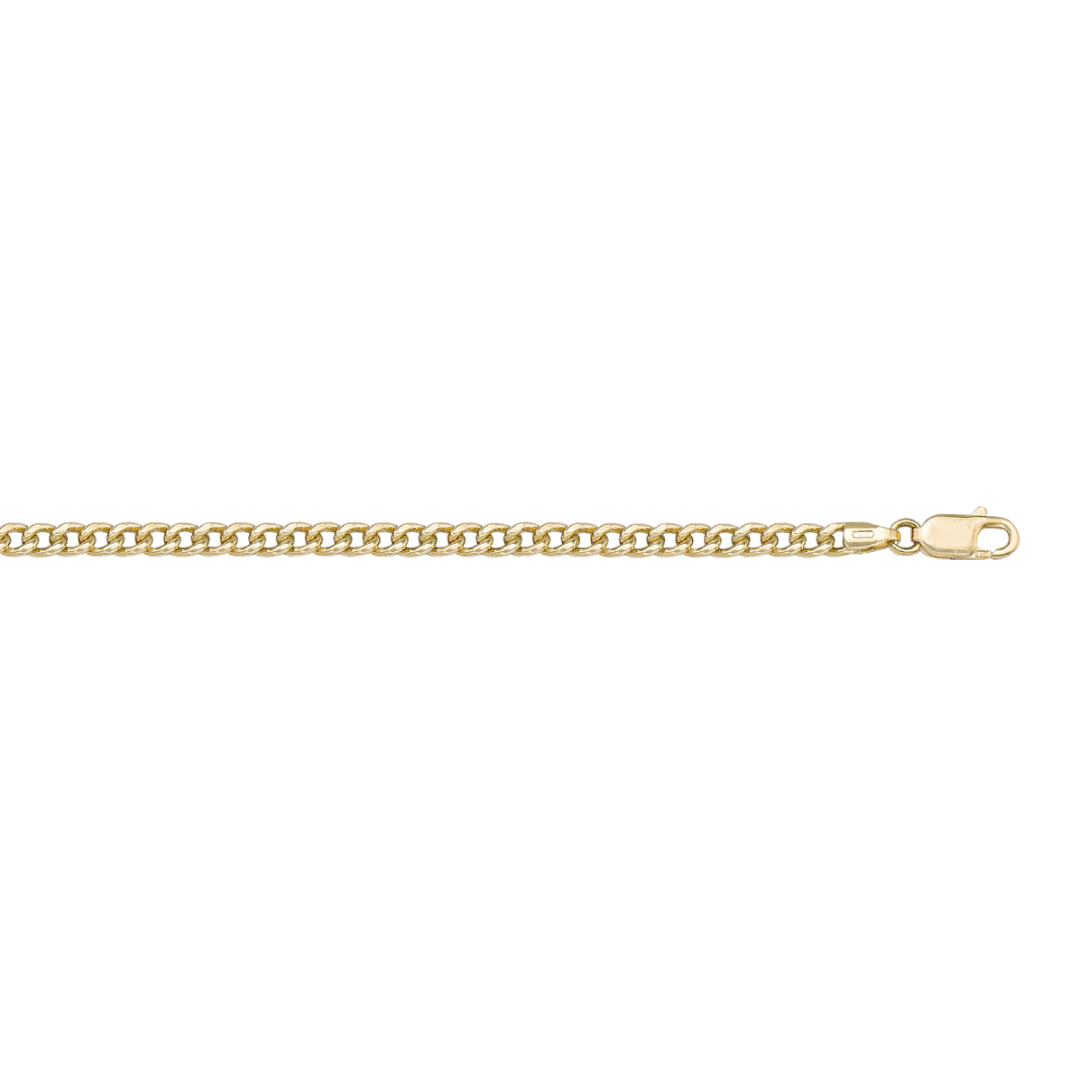 Hollow Curb Bracelet 3mm