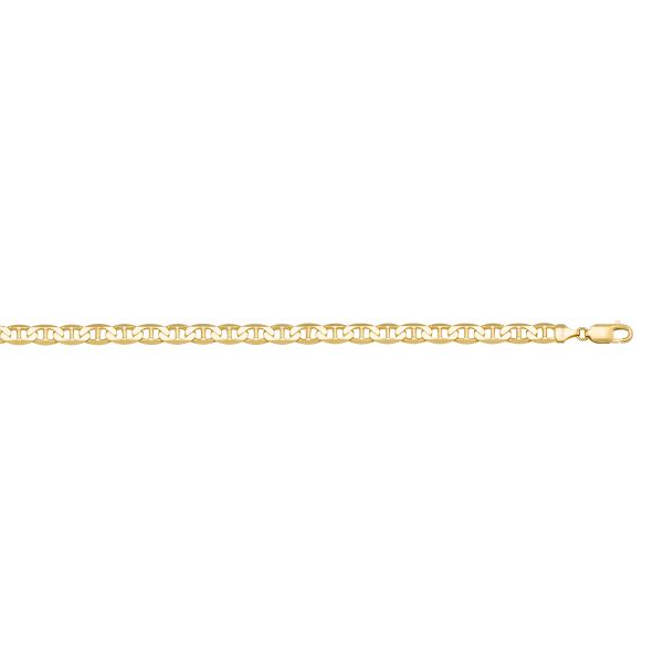 Flat Anchor Anklet 3mm