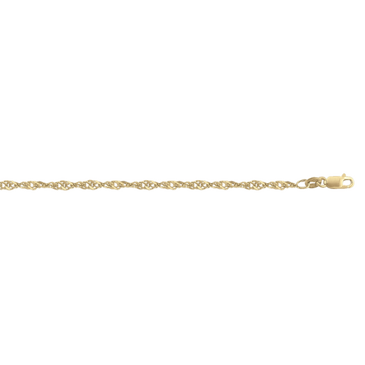 Singapore Anklet 2.3mm