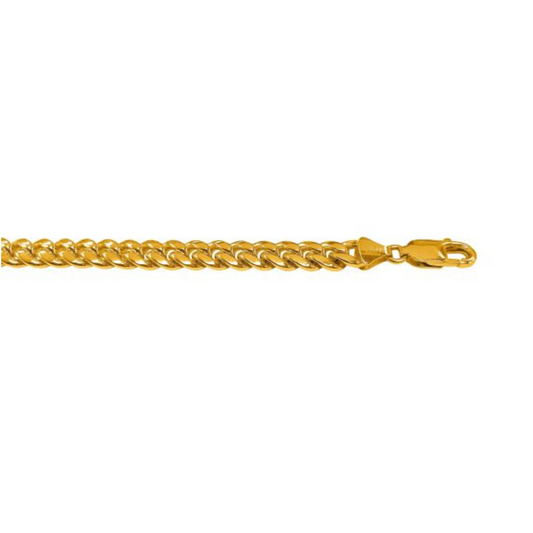 Domed Cuban Link Chain 7.6mm